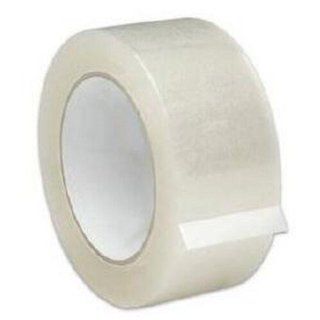 2" x 110 yds. 1.65 Mil Clear Primetac 605 Hot Melt Packaging Packing Box Carton Sealing Tape 36 Rolls : Office Products