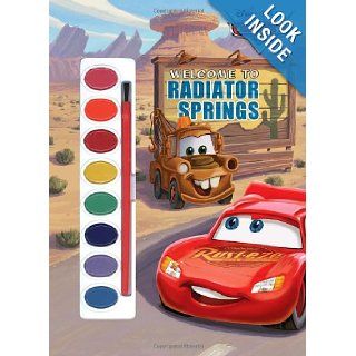 Welcome to Radiator Springs (Disney/Pixar Cars) (Paint Box Book): RH Disney: 9780736427494: Books
