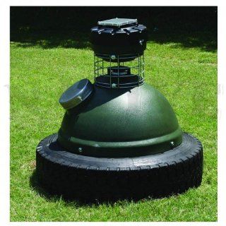 Capsule Game Feeder 250 LB Tire Feeder Cattle Equestrian Deer Horses Fish Farms : Hunting Game Feeders : Sports & Outdoors