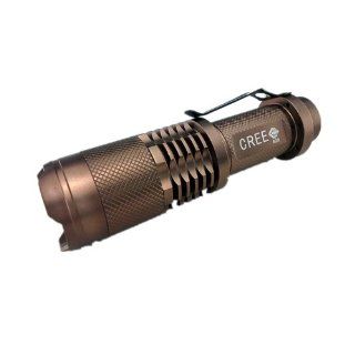 Aubig 628 180LM CREE LED Zoomable Flashlight Torch Rechargeable 18650 Battery Charger Light Lamp Sports & Outdoors