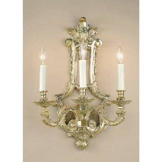JVI Designs 633 05 Imperial   Three Light Wall Sconce, Antique Brass Finish    