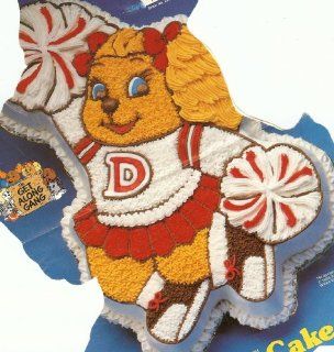 Wilton Dotty Dog / Cheerleader Cake Pan (2105 3975, 1985) Get Along Gang Kitchen & Dining