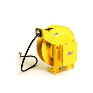 Woodhead 92733 Cable Reel With Cable, Heavy Duty, 7lb Retraction Weight, 12 Gauge Wire, 3 Conductors, 18A Current, 160ft Cable Length: Industrial & Scientific