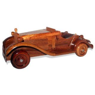Vintage Handmade Carved Wooden Wood Model Car Home or Office Decoration (2038)   Collectible Vehicles