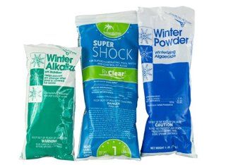 Swimming Pool Winter Chemical Chlorine Closing Kit Up To 10, 000 Gallons : Patio, Lawn & Garden