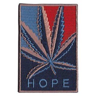 Novelty Iron on   Weed Marijuana Pot HOPE Leaf Patch Clothing