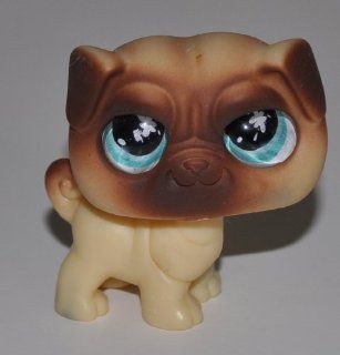 Pug #623   Littlest Pet Shop (Retired) Collector Toy   LPS Collectible Replacement Figure   Loose (OOP Out of Package & Print) : Everything Else