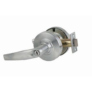 Schlage ND40S ATH 626 Series ND Grade 1 Cylindrical Lock, Privacy Function, Keyless, Athens Design, Satin Chrome Finish: Industrial Hardware: Industrial & Scientific