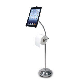 CTA Digital Pedestal Stand for iPad 2/3/4 with Roll Holder: Computers & Accessories
