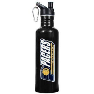 Indiana Pacers NBA 26oz stainless steel water bottle with Pop up Spout: Everything Else