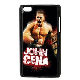 WWE John Cena Hard Case Cover Skin for iPod Touch 4 4G 4th Generation  1 Pack   Black/White   1  Perfect Gift for Christmas: Cell Phones & Accessories