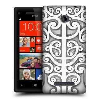 Head Case Designs Swirl Maori Tatau Hard Back Case Cover for HTC Windows Phone 8X: Cell Phones & Accessories