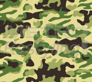 Small Jungle Camouflage Vinyl Wrap Decal Adhesive Backed Sticker Film 48"x60": Automotive