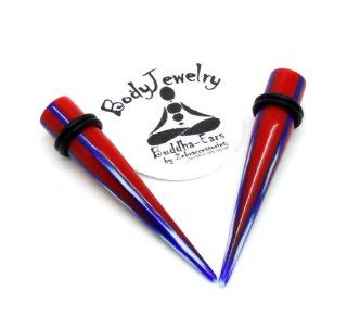 8g Rebel Flag Logo Tapers Gauges Earrings Pair Body Jewelry 8 Gauge 3mm Nemesis Body JewelryTM : Other Products : Everything Else