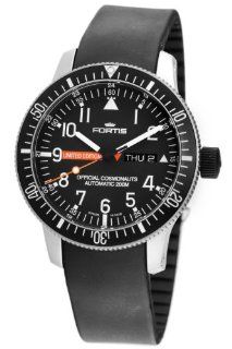 Fortis Men's 658.27.81K B 42 Official Cosmonauts Automatic Black Dial Watch: Watches