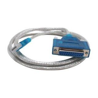 Sabrent USB to Parallel Converter Cable Adapter. SABRENT USB PRINTER CABLE 6 FT USB A MALE TO PARALLEL DB25F PRNTCB. Serial/Parallel6 ft   Type A Male USB   DB 25 Female Parallel: Office Products