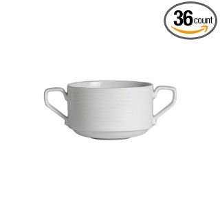 Steelite 6305P662 Virtuoso White 11 1/4 Oz Cream Soup Cup   36 / CS