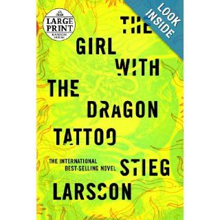 The Girl with the Dragon Tattoo: Book 1 of the Millennium Trilogy (Random House Large Print): Stieg Larsson, Reg Keeland: 9780739384152: Books