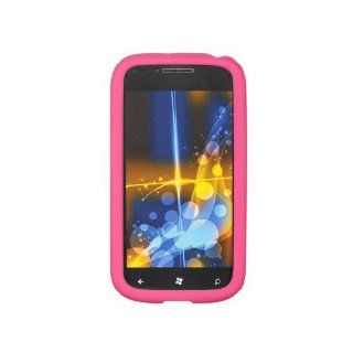 Hot Pink Soft Silicone Gel Skin Cover Case for Samsung Focus 2 SGH I667: Cell Phones & Accessories