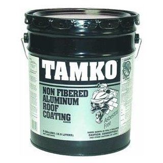 Tamko Non Fibered Aluminum Roof Coating   5 Gallon: Sports & Outdoors