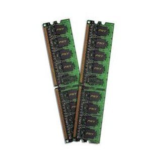 PNY 2GB (2 x 1GB) DDR2 667/PC2 5300 Dual Channel Kit Desktop Memory,: Industrial & Scientific