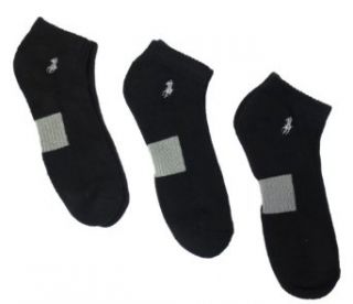 Polo Ralph Lauren 3 Pack Men's Low cut Socks Athletic Socks   Size 10 13, Black at  Mens Clothing store Casual Socks