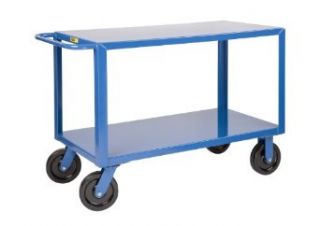 Little Giant GH 8V2 4 Extra Heavy Duty Shelf Truck, 5000 lbs Capacity, 60" Length x 30" Width x 36" Height, 2 Shelves: Service Carts: Industrial & Scientific