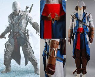 Assassin's Creed 3 Connor Kenway Cosplay Costume AC III Revolutionary War: Toys & Games