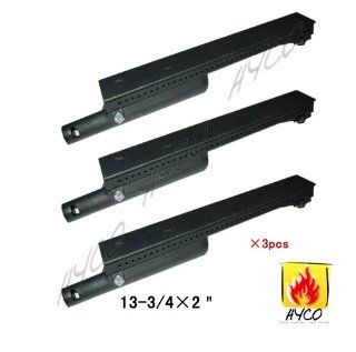 24901(3 pack) Cast Iron Burner for Mcm, Centro, Charbroil, Front Avenue Part, Costco Kirkland, and Thermos Part, Lowes Model Grills : Front Avenue Gas Grill Parts : Patio, Lawn & Garden
