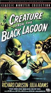 Creature From the Black Lagoon [VHS]: Richard Carlson, Julie Adams, Richard Denning, Antonio Moreno, Nestor Paiva, Whit Bissell, Bernie Gozier, Henry A. Escalante, Ricou Browning, Ben Chapman, Perry Lopez, Sydney Mason, William E. Snyder, Jack Arnold, Ted 