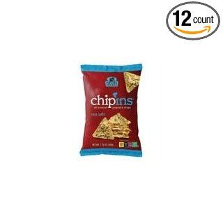 Popcorn Indiana, Chipsin Sea Salt, 7.25 OZ (Pack of 12): Corn Chips: Industrial & Scientific