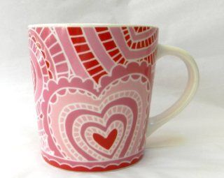2005 Starbucks Secret Admirer Valentines Day 16 Fl Oz Coffee Mug: Kitchen & Dining