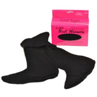 Women's Corky's Fleece Socks Shoe Snow Rain Boot Warmers Cold Weather Liners: Shoes