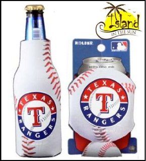 (2) TEXAS RANGERS MLB BASEBALL CAN & BOTTLE KOOZIE COOLIE : Coolers : Sports & Outdoors