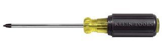 Klein Tool 661 no. 1 Square Recess Tip Screwdriver with 4 Inch Round Shank    