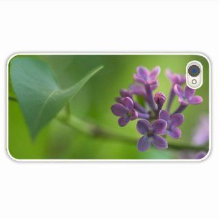 Customize Apple Iphone 4 4S Macro Lilacs Grass Reflections Petals Funny Present White Cellphone Skin For Family: Cell Phones & Accessories