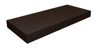 Way Basics zBoard Floating Shelf, 2 by 10 by 24 Inch, Espresso   Floating Shelves