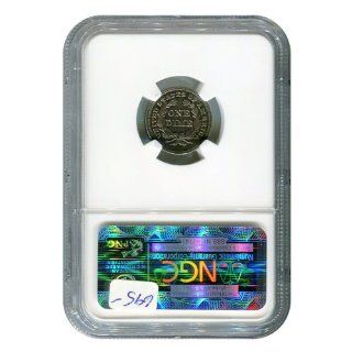 Certified Seated Liberty Dime 1837 Small Type AU53 NGC: Toys & Games