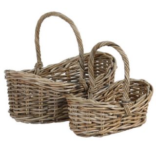 IMAX Carswell Recycled Tire Baskets (Set of 2)