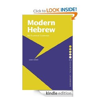 Modern Hebrew An Essential Grammar (Routledge Essential Grammars) eBook Lewis Glinert Kindle Store