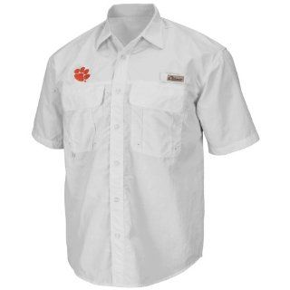 Clemson shirt : Clemson Tigers Outrigger Fishing Shirt   White : Sports Fan T Shirts : Sports & Outdoors