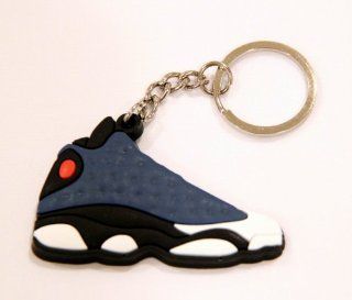 Air Jordan 13 XIII AJ13 Retro Blue/Black Key Chain Ring Keychain Undefeated KK: Automotive