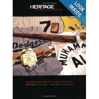Heritage Sports Collectibles Signature Sports Auction #701: Jonathan Scheier, Sam Combs, James L. Halperin: 9781932899214: Books