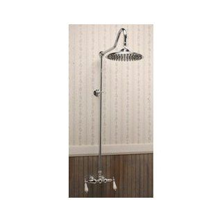 Randolph Morris Exposed Wall Mount Shower RM677BN Brushed Nickel   Tub And Shower Faucets  
