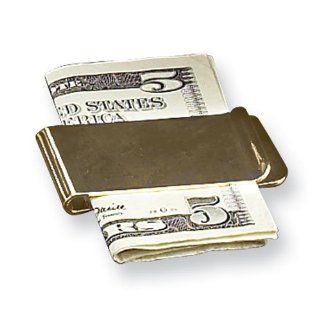 Gold plated Money Clip   Engravable Personalized Gift Item: Jewelry