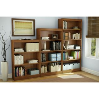 South Shore Axess Five Shelf Bookcase in Morgan Cherry