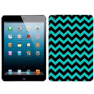 Apple iPad Mini Chevron Zig Zag Turquoise & Black Phone Case Cover: Cell Phones & Accessories