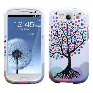 MYBAT SAMSIIIHPCIM682NP Compact and Durable Protective Cover for Samsung Galaxy S3   1 Pack   Retail Packaging   Love Tree: Cell Phones & Accessories