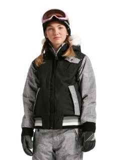 686 Girl's Mannual Charlotte Insulated Jacket (Black) XL (1 : Snowboarding Jackets : Sports & Outdoors