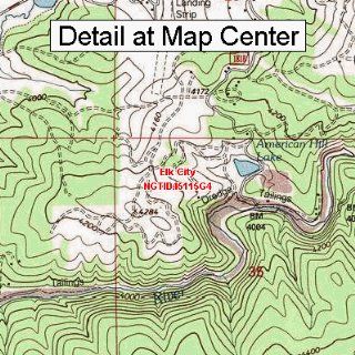 USGS Topographic Quadrangle Map   Elk City, Idaho (Folded/Waterproof) : Outdoor Recreation Topographic Maps : Sports & Outdoors